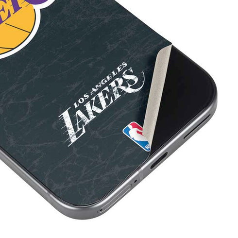 NBA Los Angeles Lakers Black Primary Logo Google Pixel 9 Skin